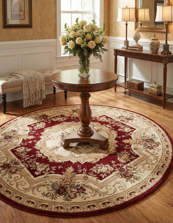 Detail image of 7' x 7' Chateau Round Rug