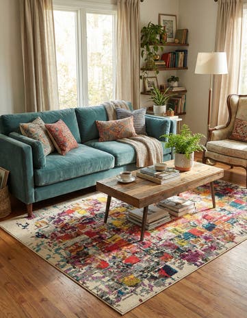 5' x 8' Washable Hyacinth Rug