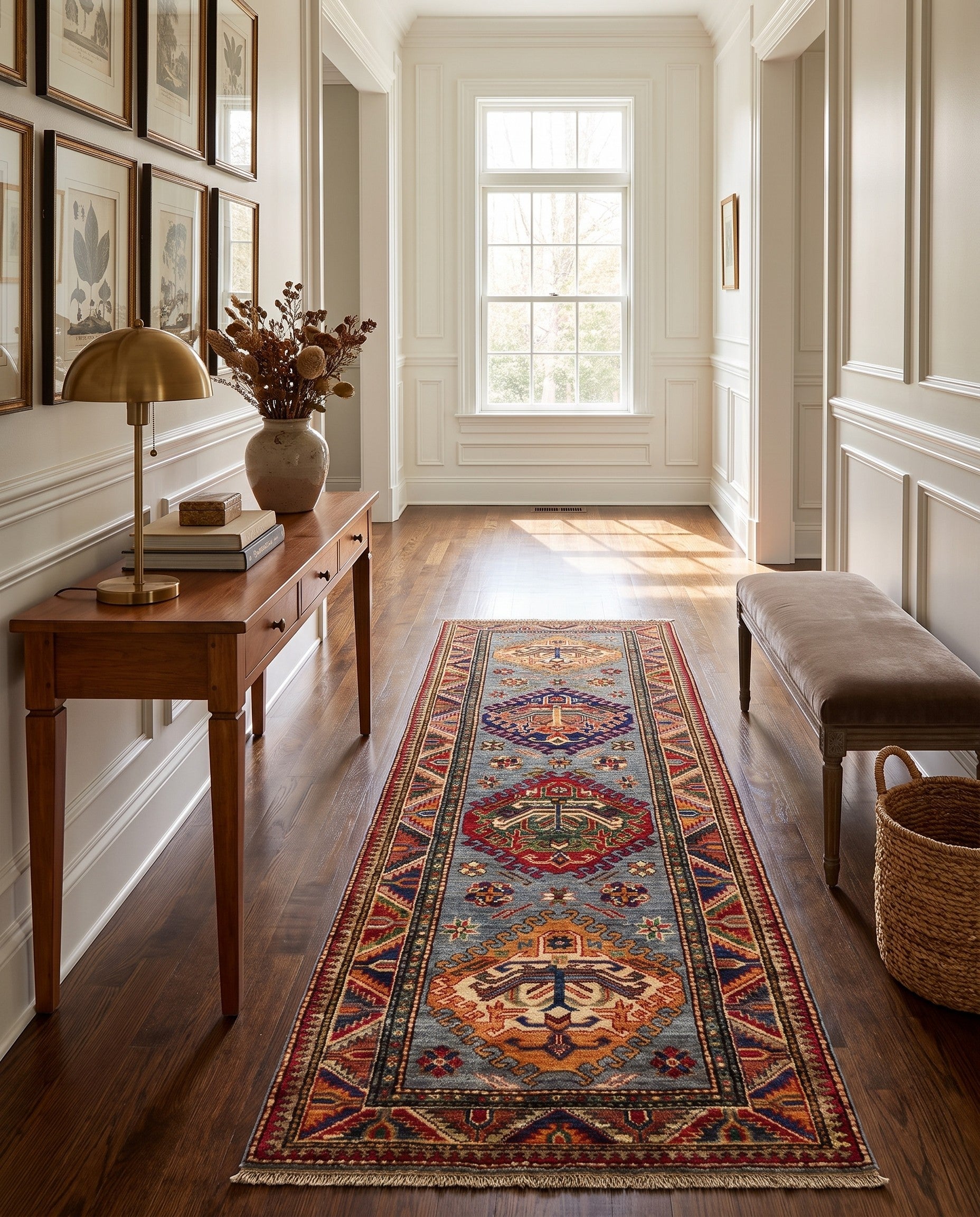 2' 6 x 7' 10 Hand Knotted Kazak Runner Rug