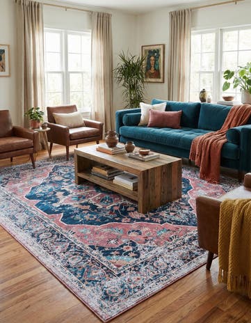 7' 10 x 10' Washable Yara Rug