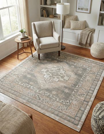 Mink Whitney Square Rug