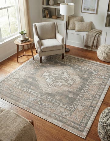 Mink Whitney Square Rug