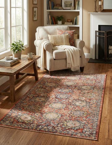 Brick Red Lola Rug