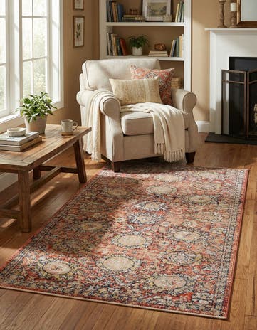 Brick Red Lola Rug