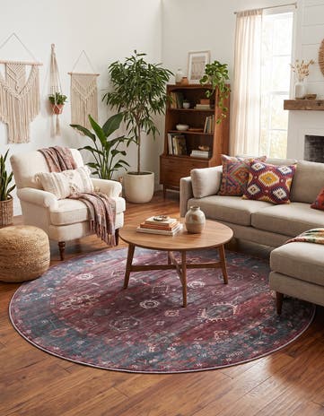 7' 10 x 7' 10 Maahru Round Rug