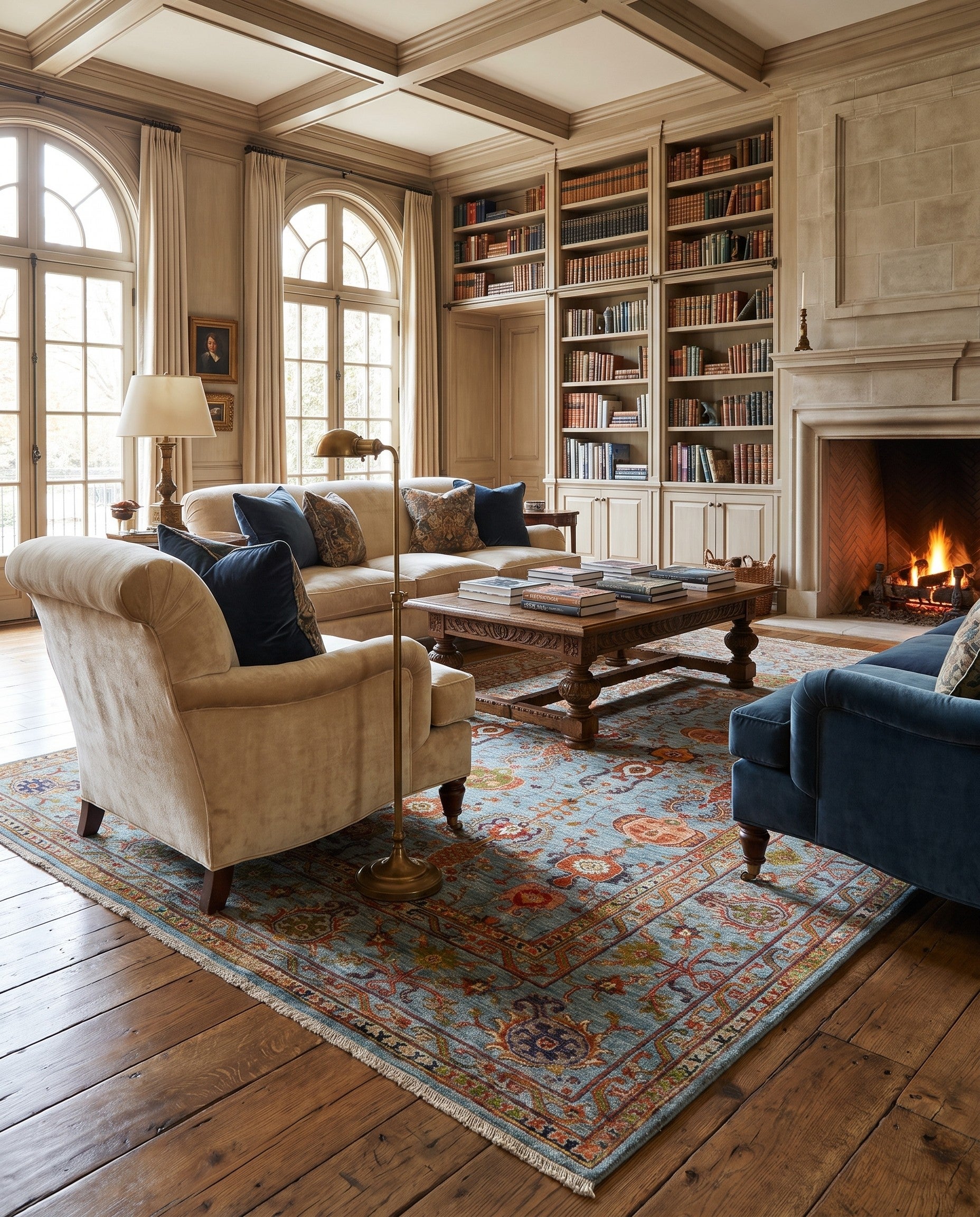 6' 7 x 9' 1 Hand Knotted Ariana Ziegler Rug