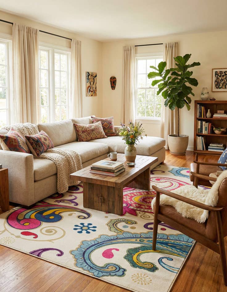 Detail image of 10' 6 x 16' 5  Washable Casablanca Rug