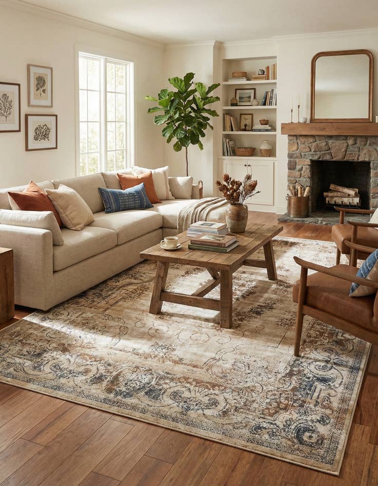 Detail image of 10' x 14' 5 Villa Rug