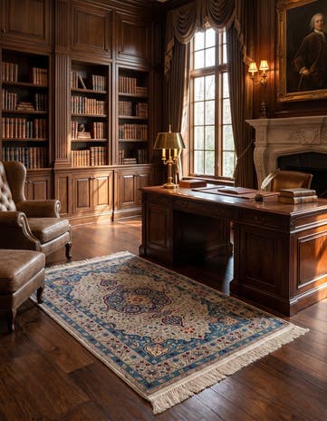 2' 9 x 4' 7 Hereke Silk Rug