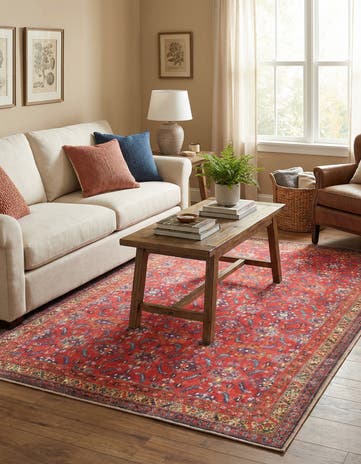 5' x 8' Washable Timeless Rug