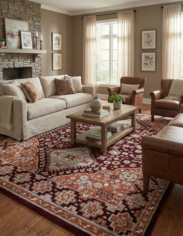 Detail image of 7' 10 x 10' Kamala Washable Rug