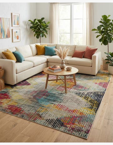 10' x 14' Washable Theia Rug