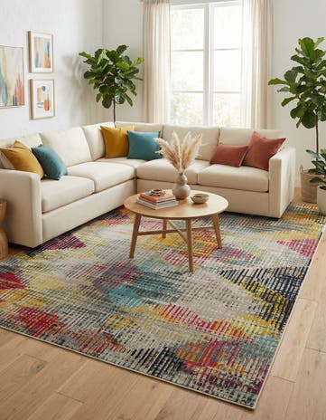 10' x 14' Washable Theia Rug