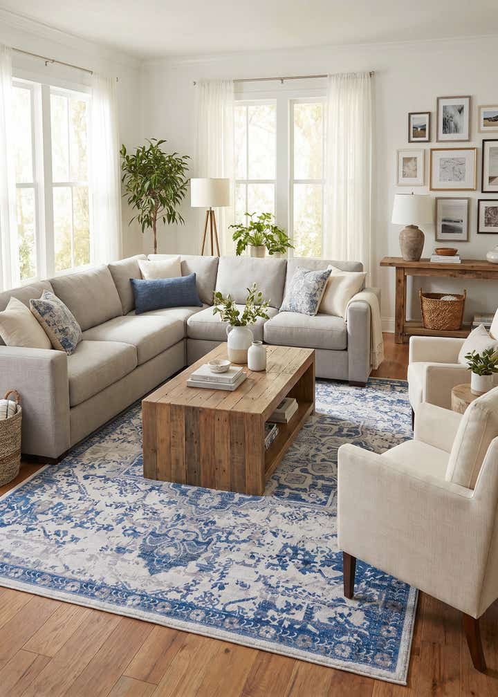 10' 6 x 13' Washable Renaissance Rug