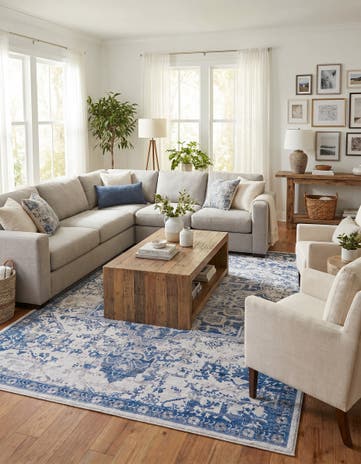 10' 6 x 13' Washable Renaissance Rug