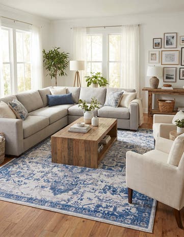 10' 6 x 13' Washable Renaissance Rug