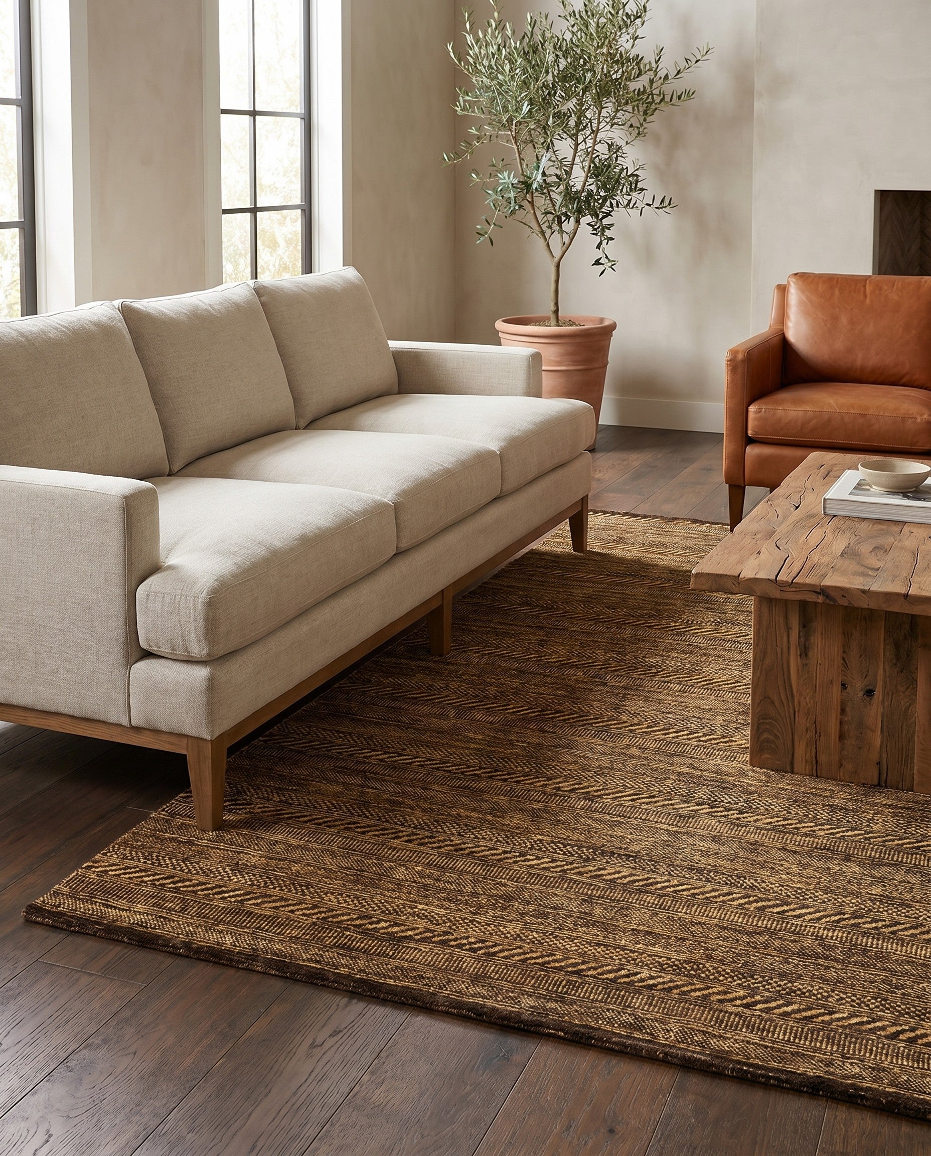 4' 9 x 6' 7 Juma Wool Rug