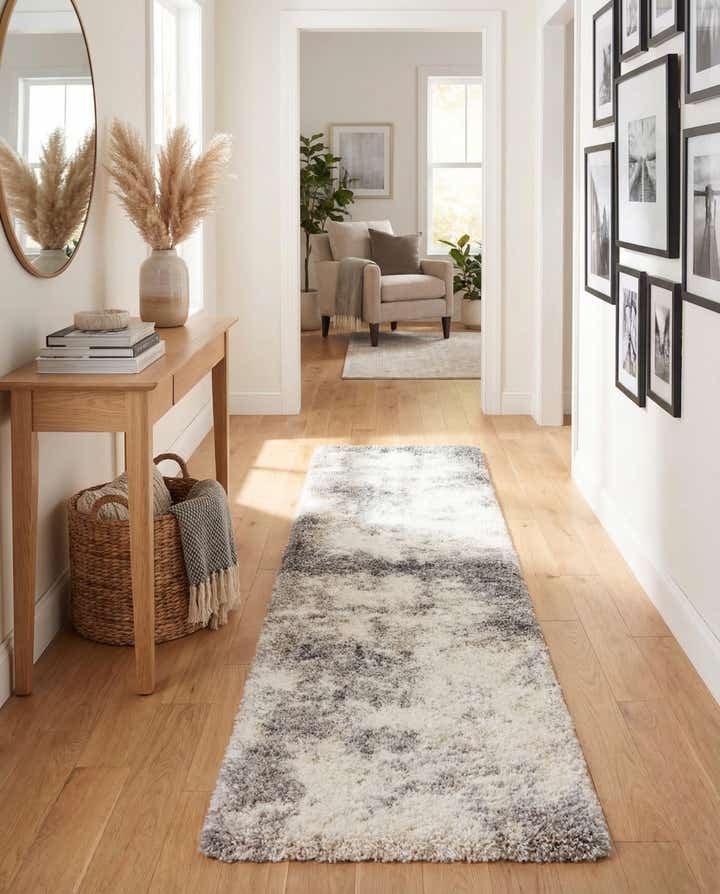 2' 7 x 10' Soft Touch Shag Runner Rug