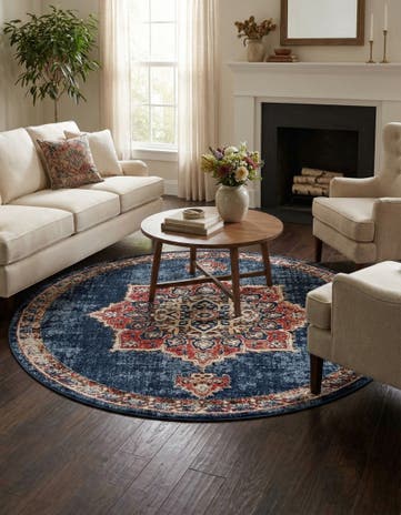 7' x 7' Eden Round Rug