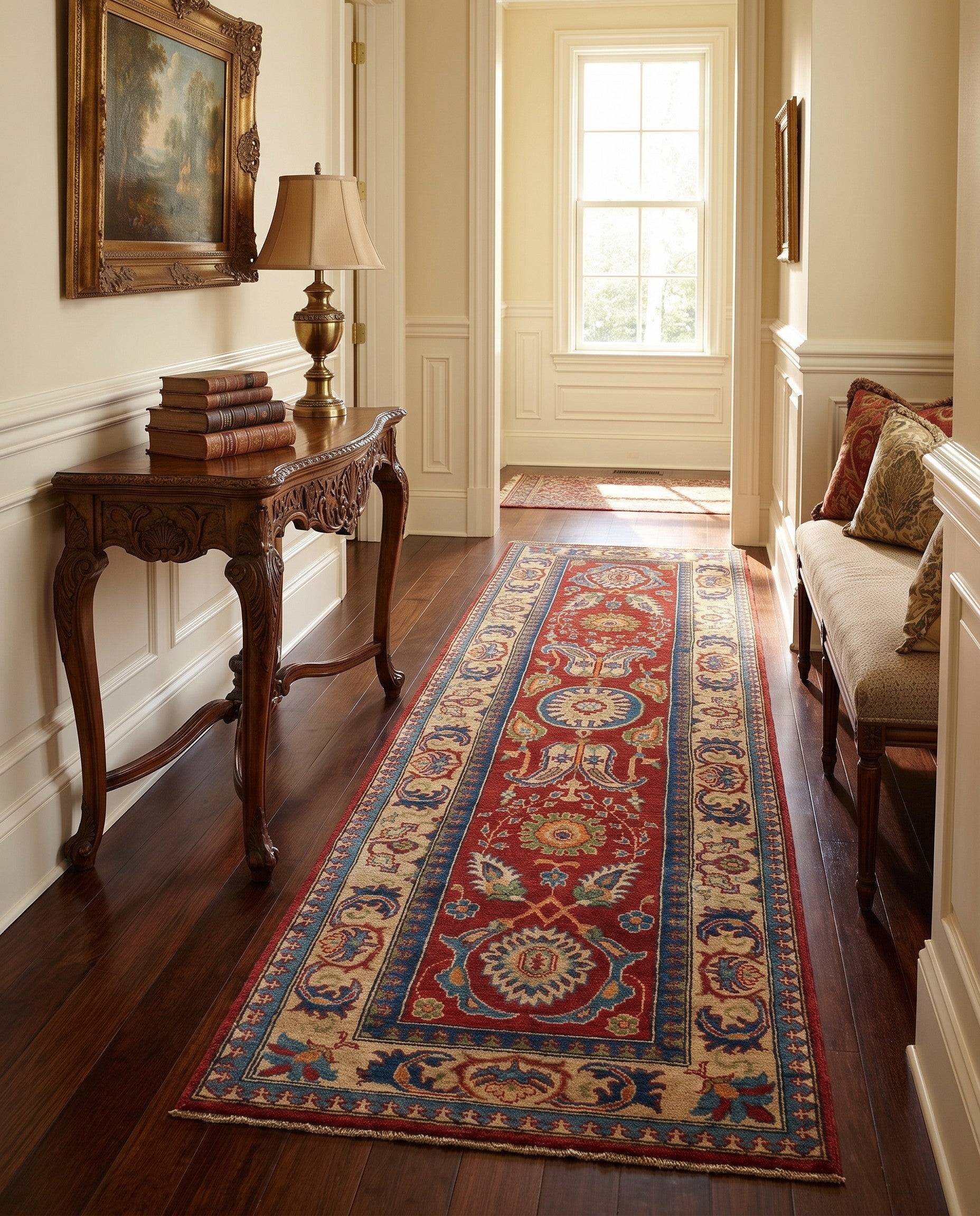 2' 8 x 9' 8 Hand Knotted Kazak Runner Rug