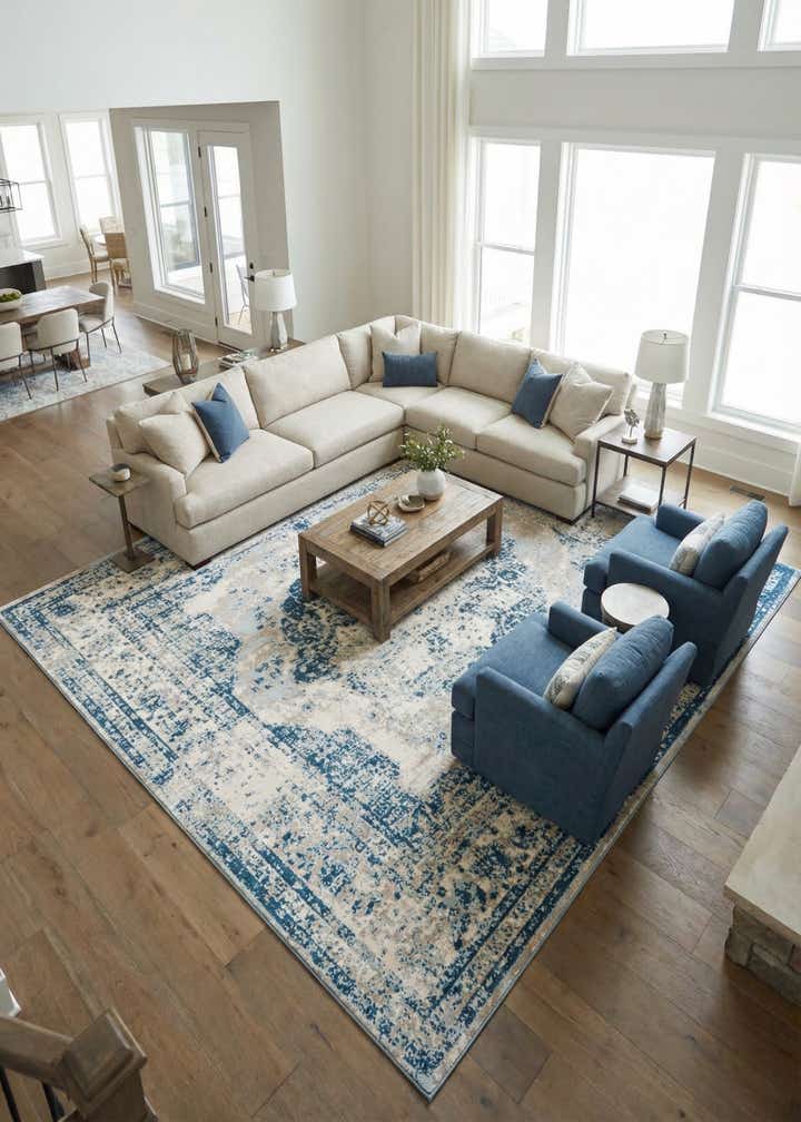 13' x 13' Monte Carlo Square Rug