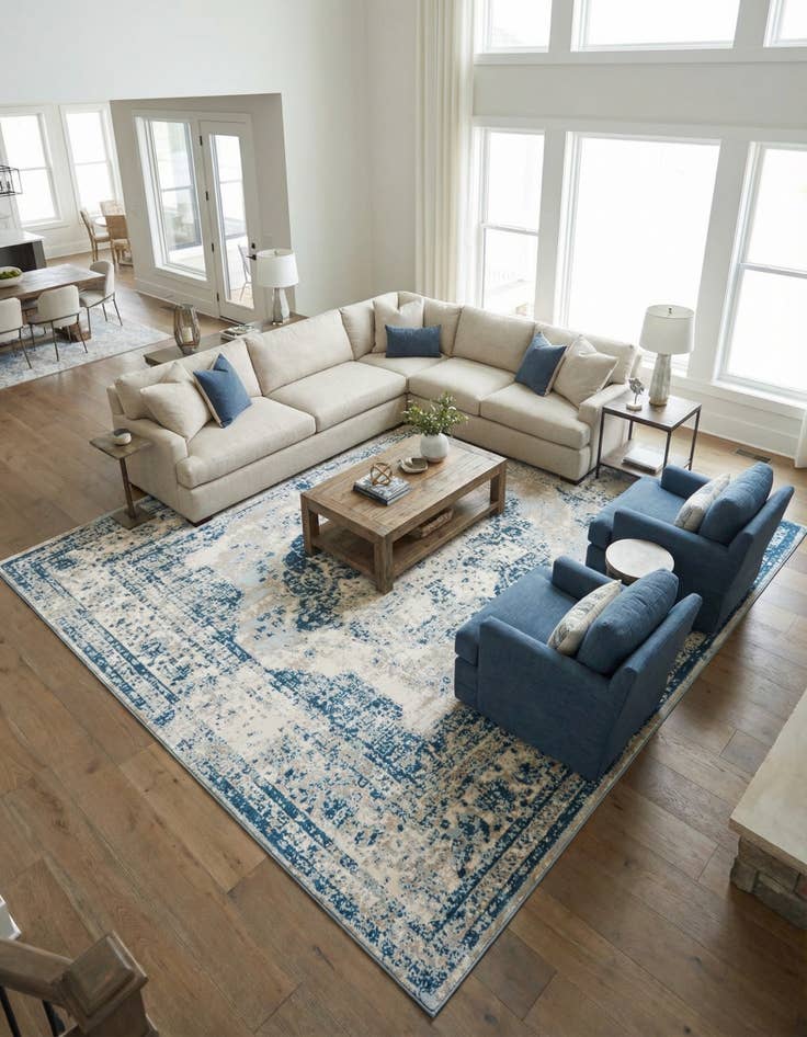 Detail image of 13' x 13' Monte Carlo Square Rug
