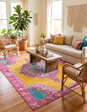 7' 6 x 10' 6 Washable Timeless Rug