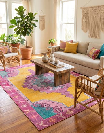 7' 6 x 10' 6 Washable Timeless Rug