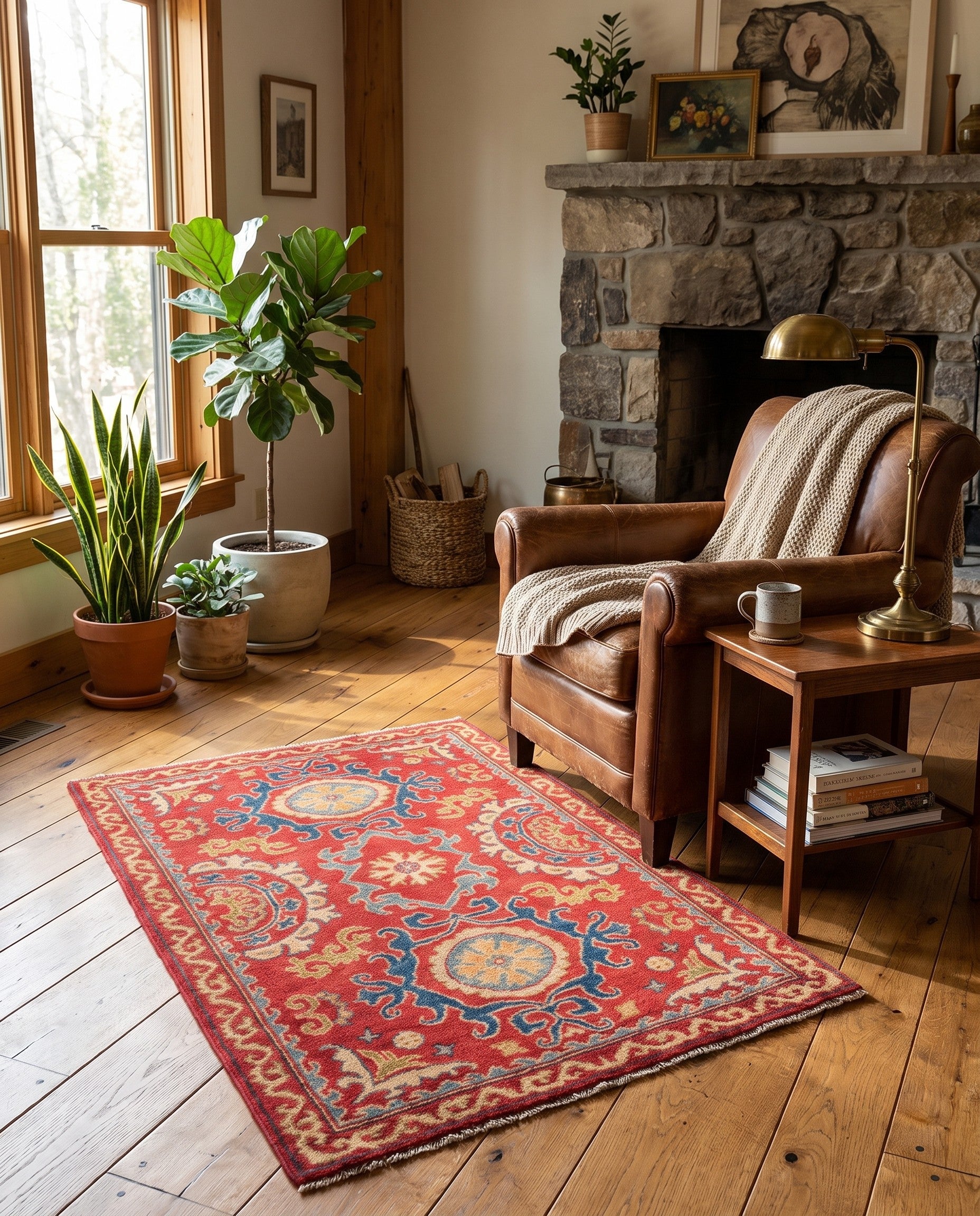 2' 7 x 3' 10 Hand Knotted Kazak Rug