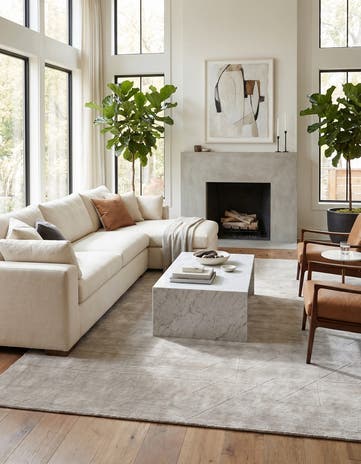 9' x 12' WoolCraft Geometric Rug