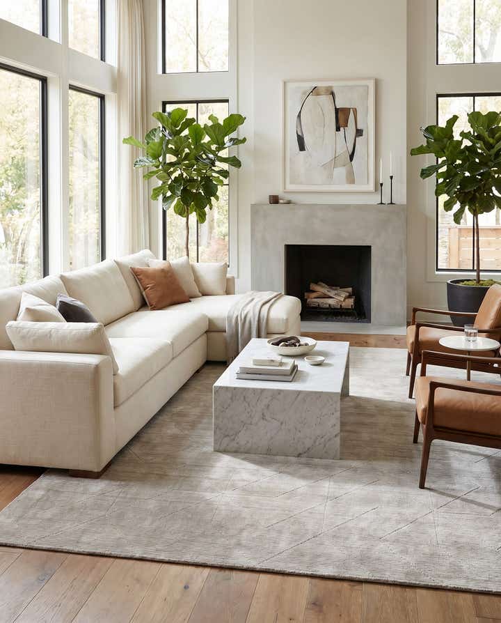 9' x 12' WoolCraft Geometric Rug