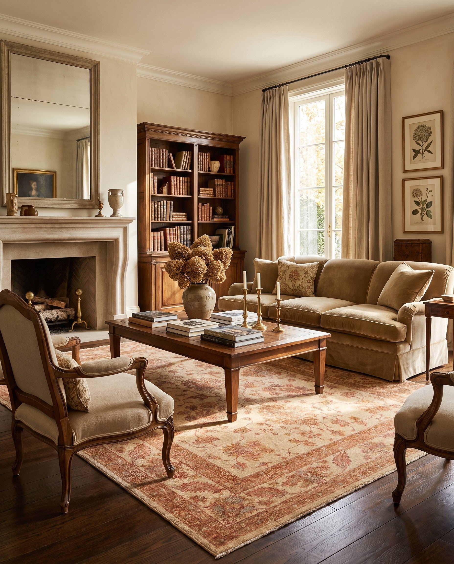 5' 9 x 7' 11 Hand Knotted Ziegler Rug