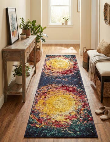 2' 2 x 6' 9 Washable Hyacinth Runner Rug