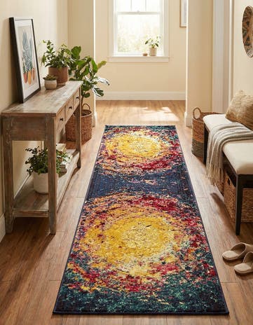 2' 2 x 6' 9 Washable Hyacinth Runner Rug
