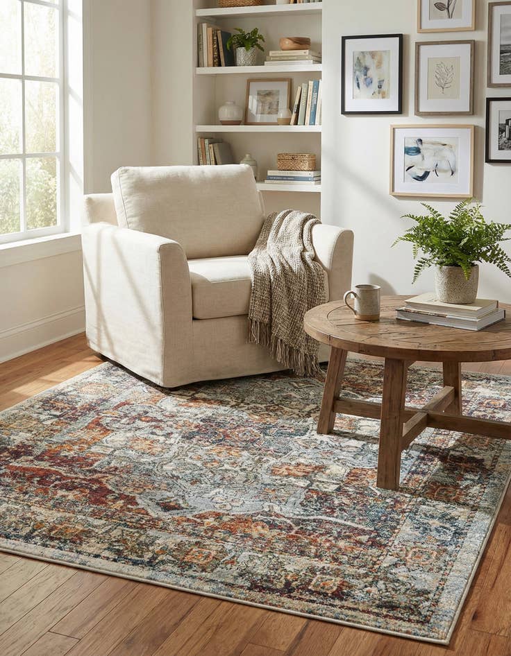 Detail image of 5' x 5' Isabella Square Rug