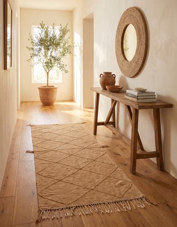 5' x 10' 10 Hand Knotted Moroccan Wool Runner Rug