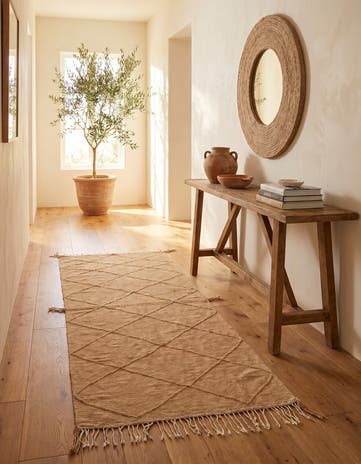 5' x 10' 10 Hand Knotted Moroccan Wool Runner Rug
