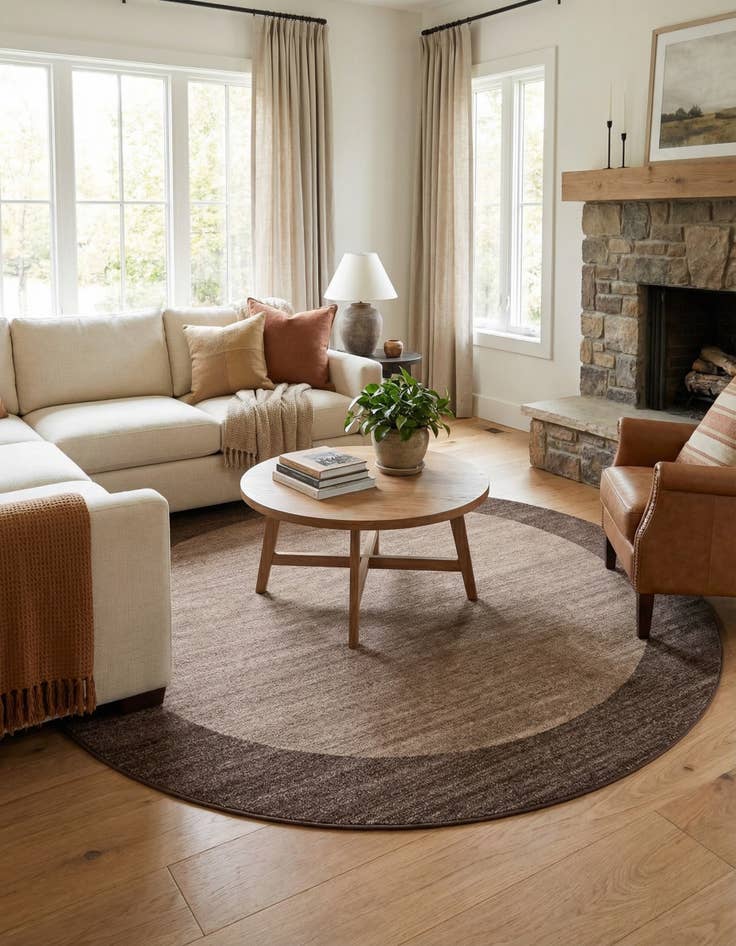 Detail image of 7' 10 x 7' 10 Loft Round Rug