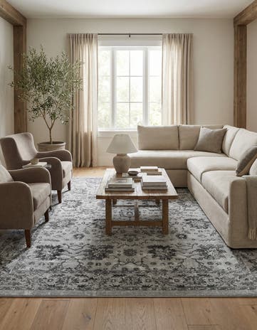 Light Gray Lucerne Rug
