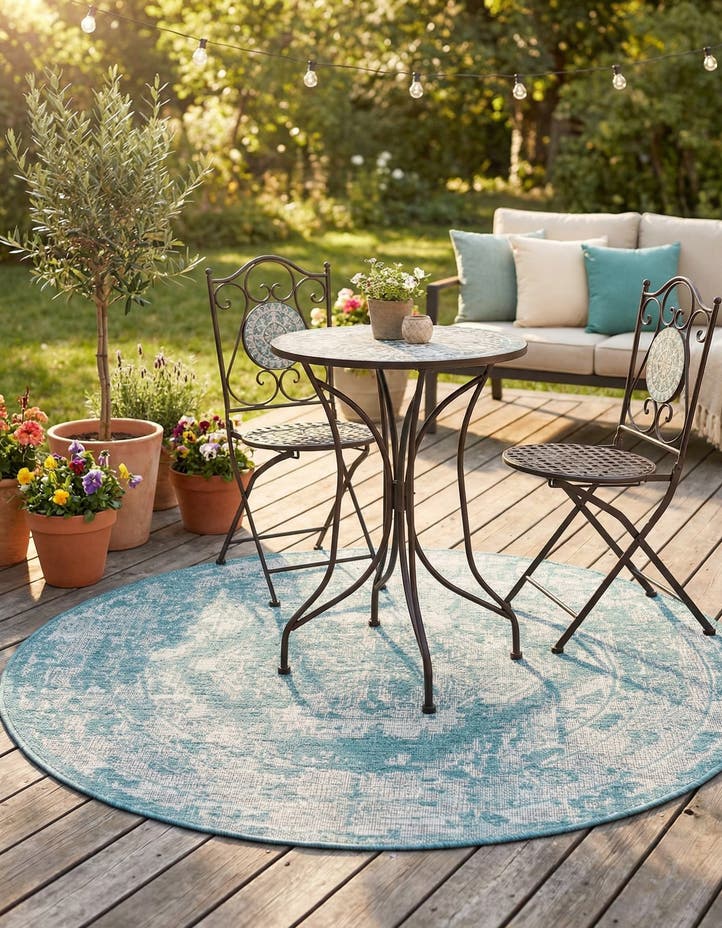 4' x 4' Easy-Clean Traditional Indoor / Ou...