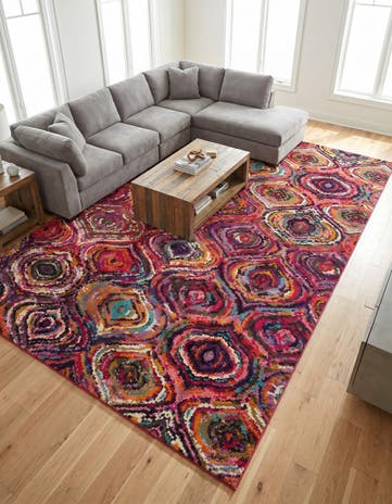10' 6 x 16' 5 Washable Hyacinth Rug