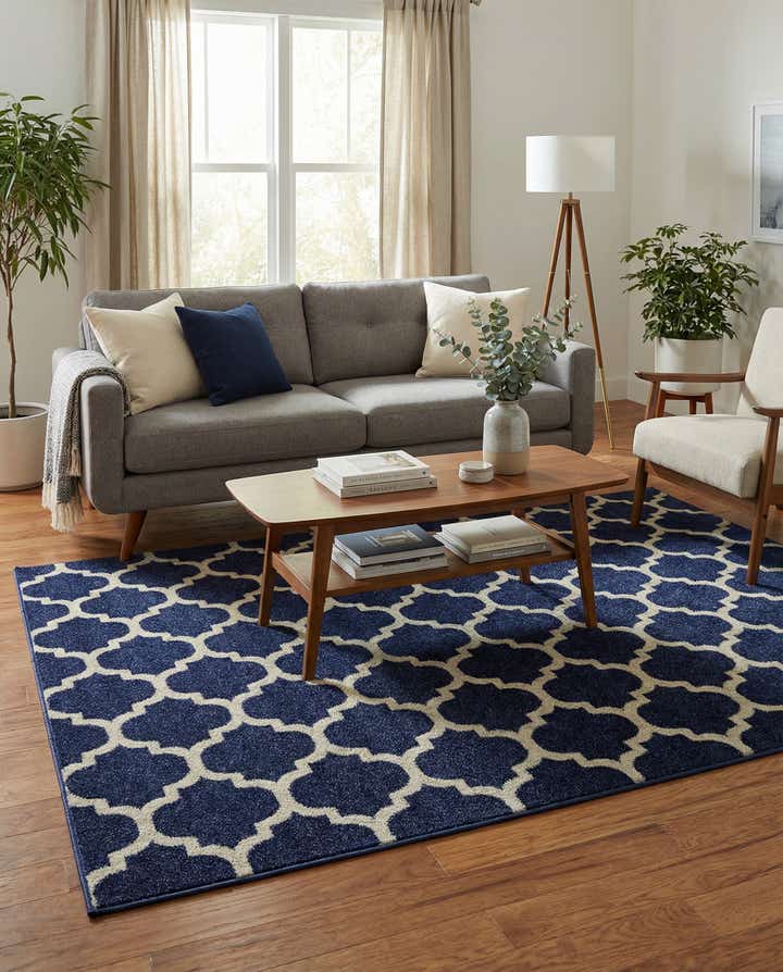 5' 3 x 8' Lattice Rug