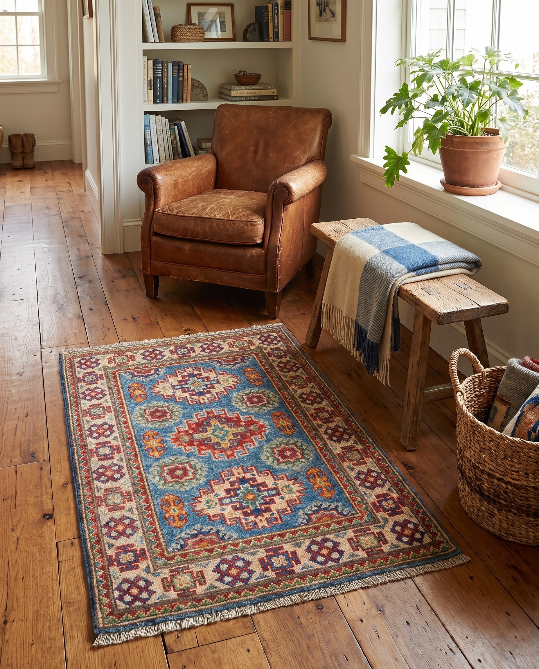 2' 1 x 3' 1 Hand Knotted Kazak Rug