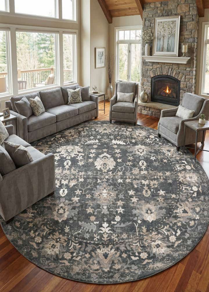 13' x 13' Oregon Round Rug