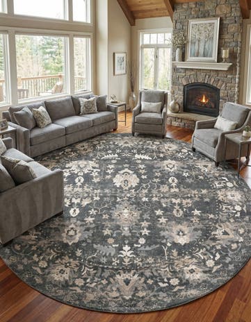 13' x 13' Oregon Round Rug
