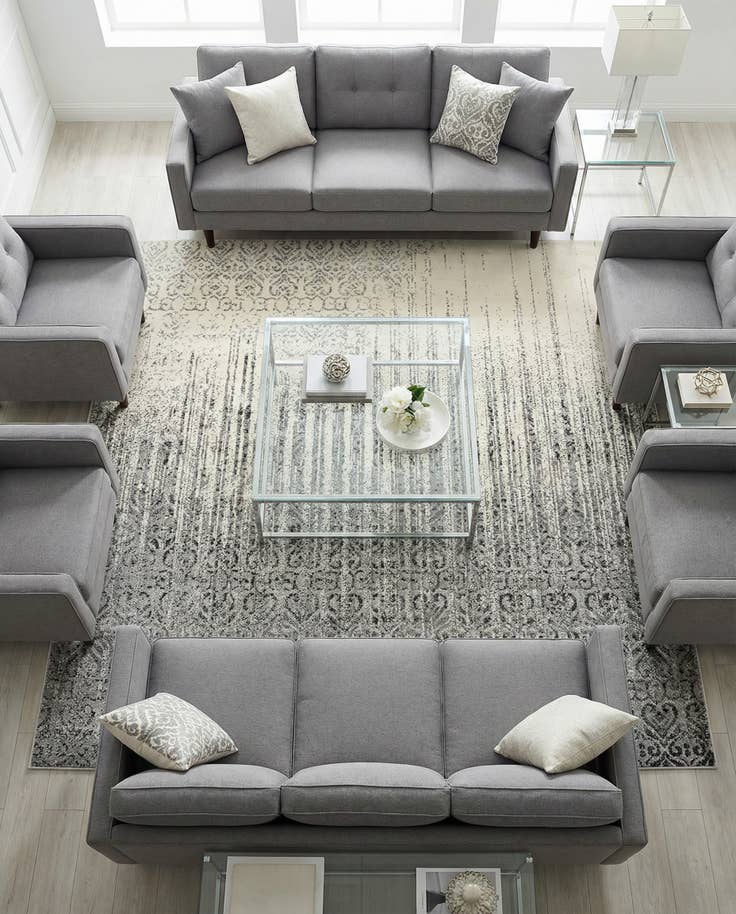 Detail image of 7' 10 x 7' 10 Angelica Square Rug