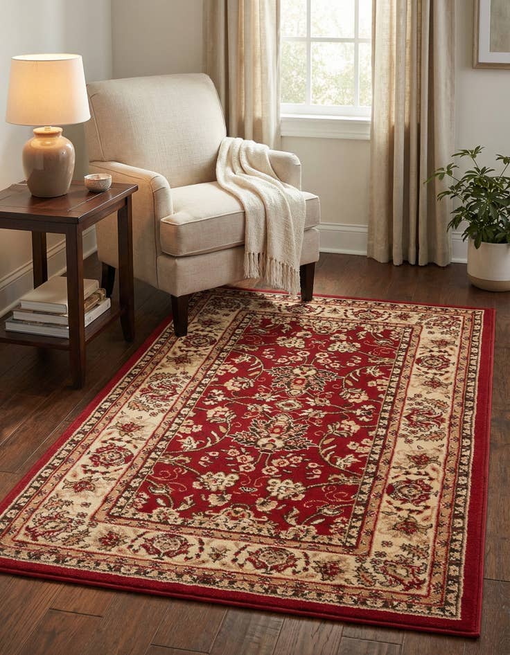 Detail image of 3' x 5' 3 Kashan Design Rug