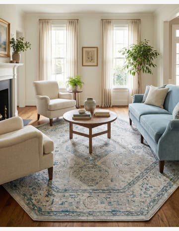 7' 10 x 7' 10 Finsbury Octagon Rug