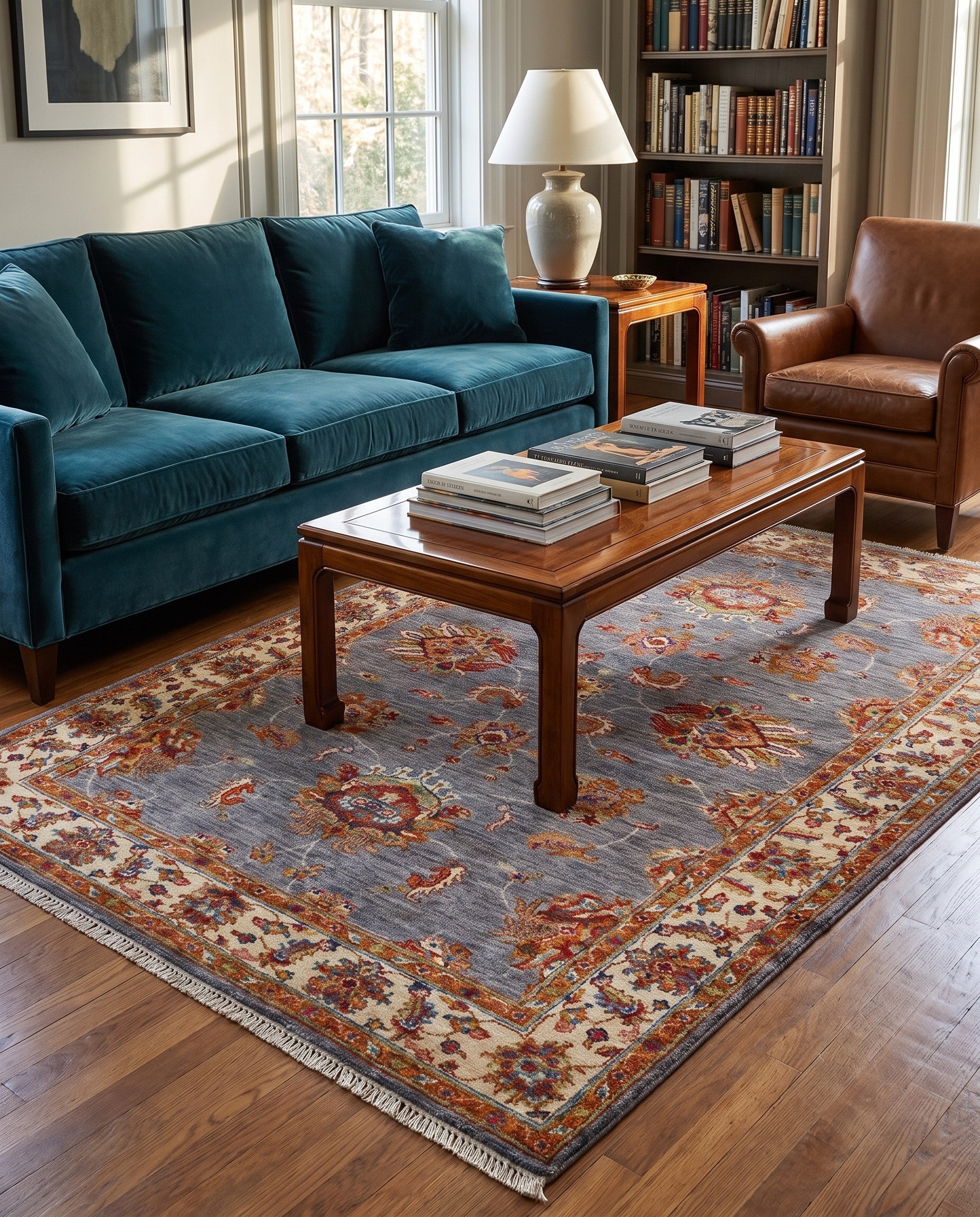 4' 1 x 6' 1 Hand Knotted Ariana Ziegler Rug