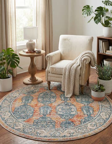 4' x 4' Lola Round Rug